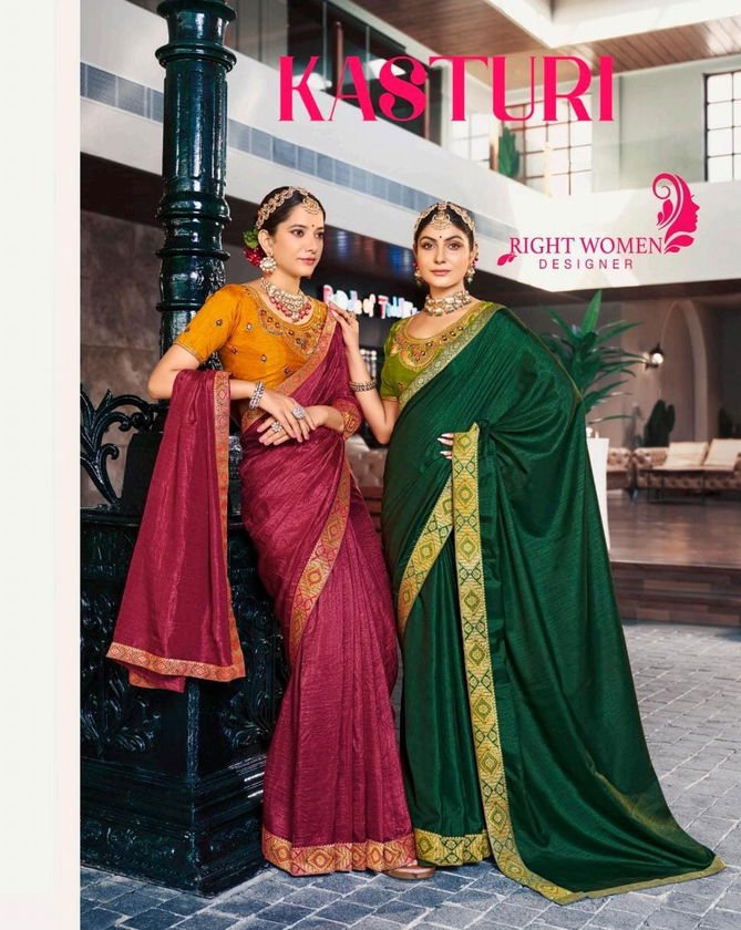 Kasturi By Right Women 81821-81828 Designer Sarees Catalog